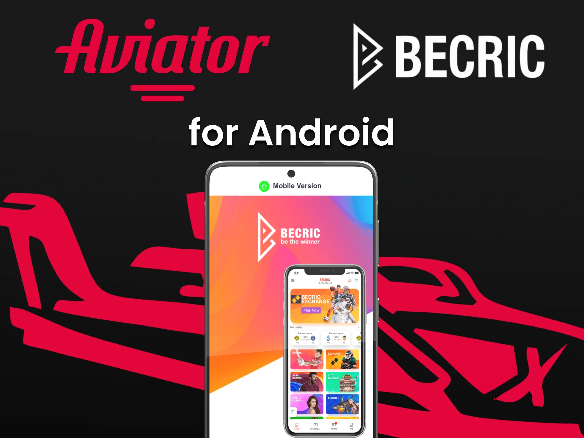 To play Aviator on iOS devices, there is the Becric app.