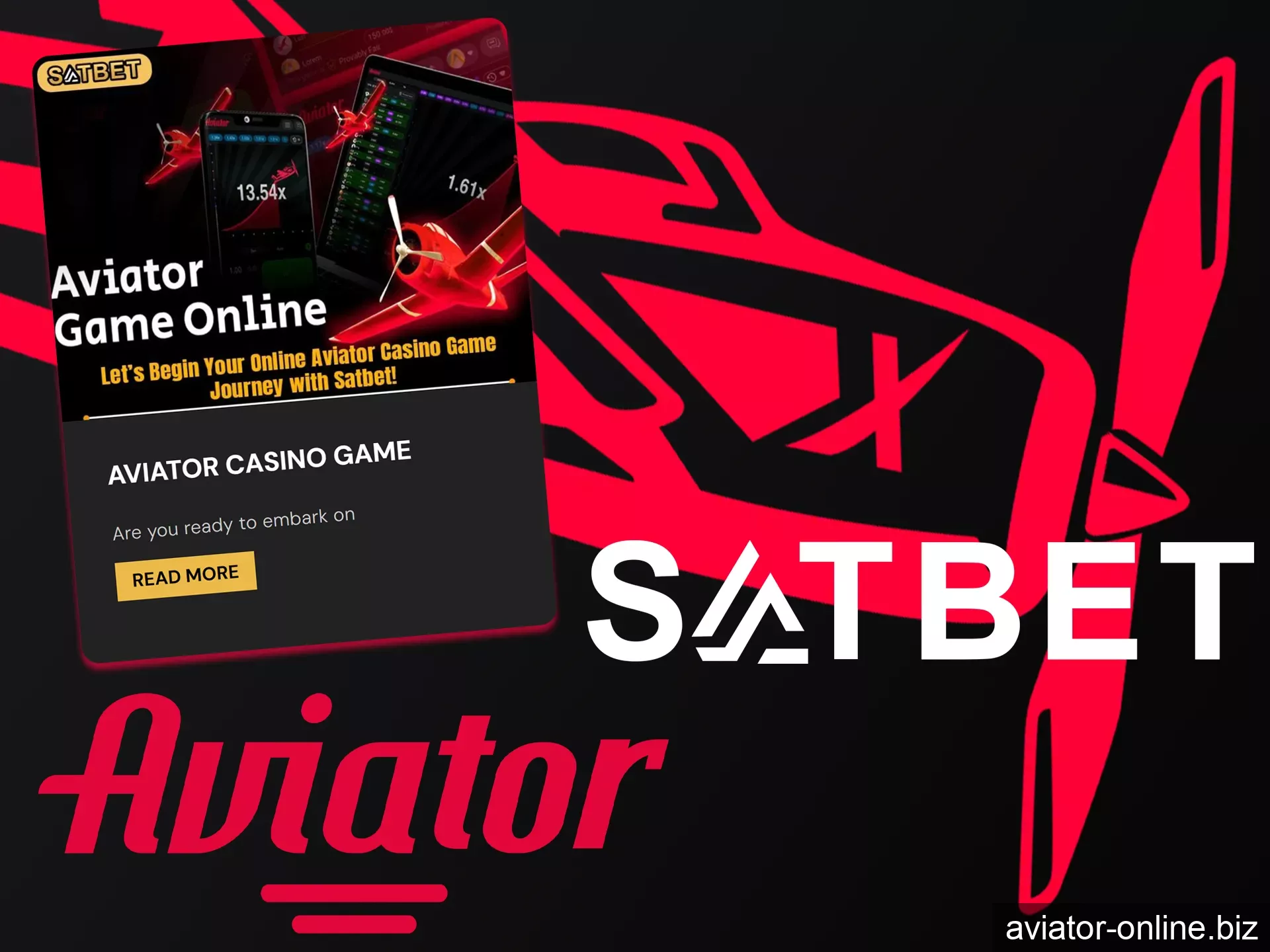 Satbet offers bonuses for playing Aviator.