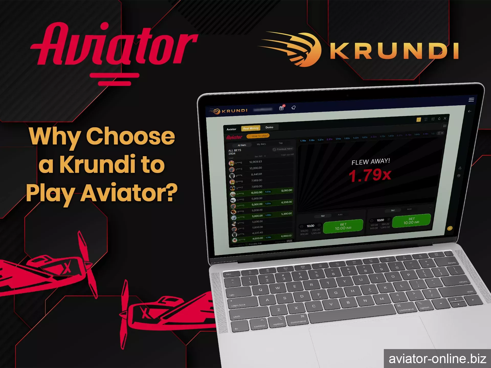 There are many reasons why people choose Krundi to play Aviator.